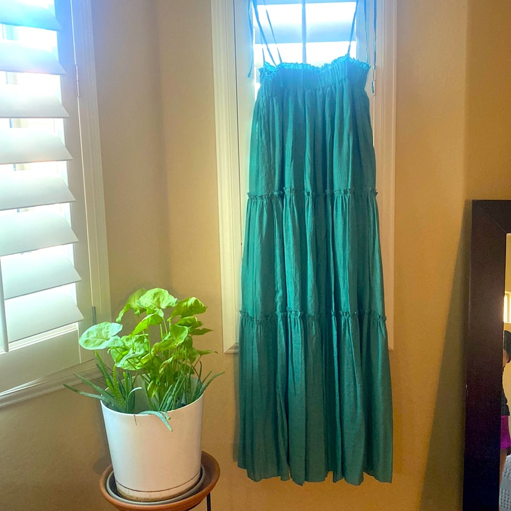Sage Maxi Dress — strapless or tie